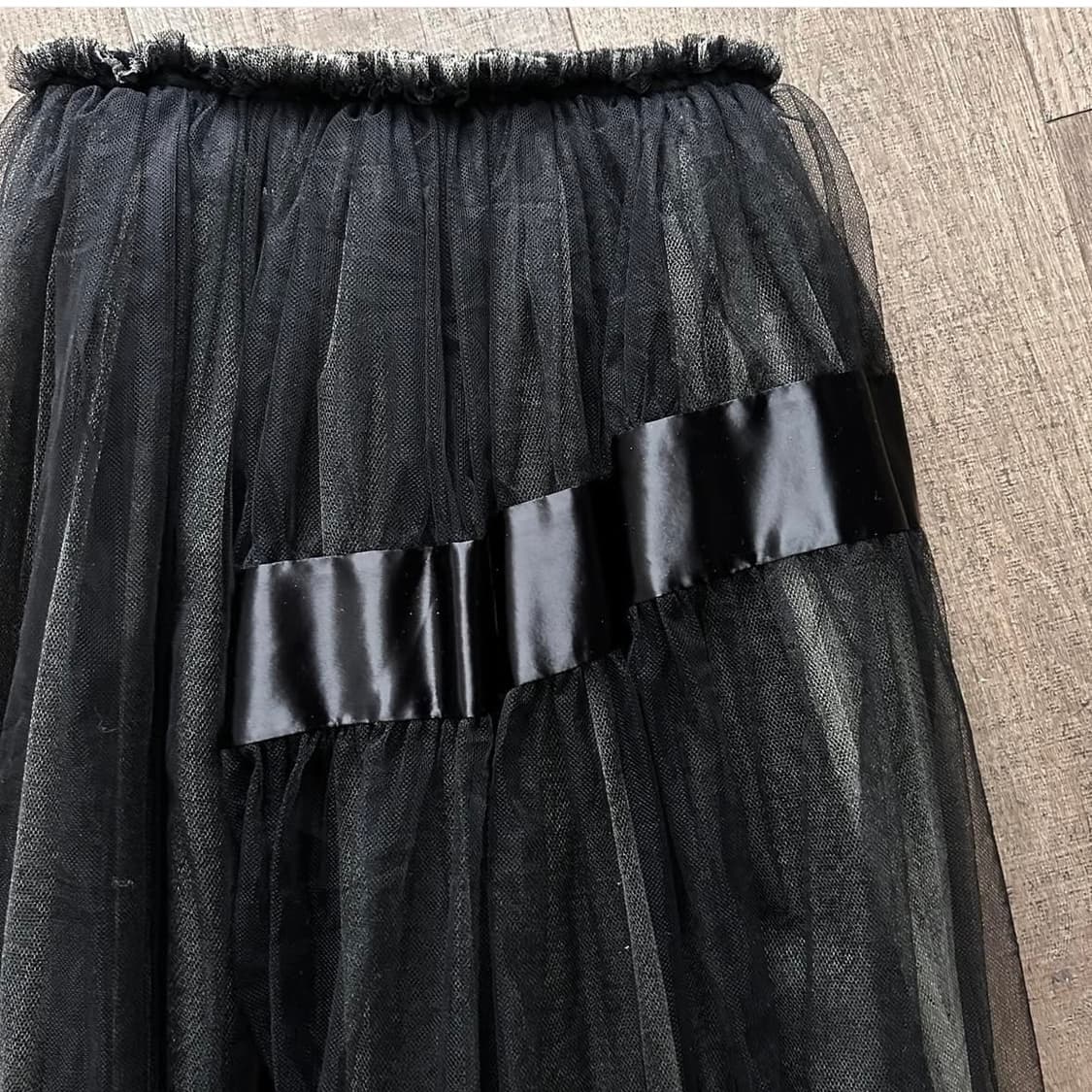 꼼데가르송 새틴 라인 튤 스커트 상품이미지2