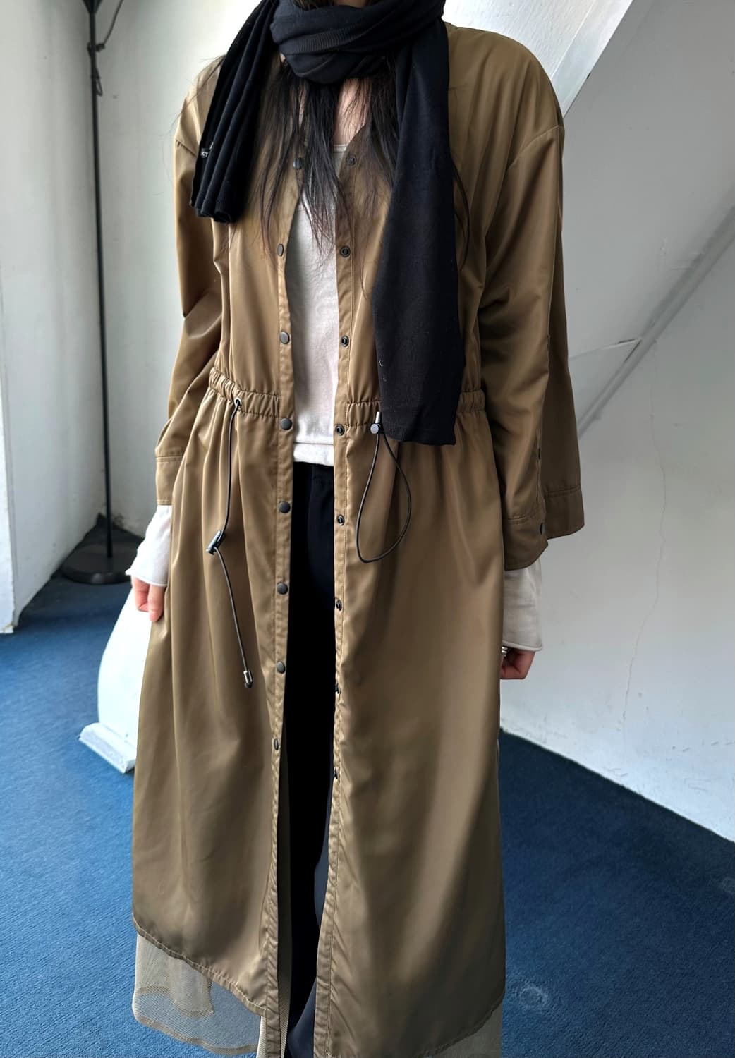 High gauge fabric design onepiece coat 상품이미지2