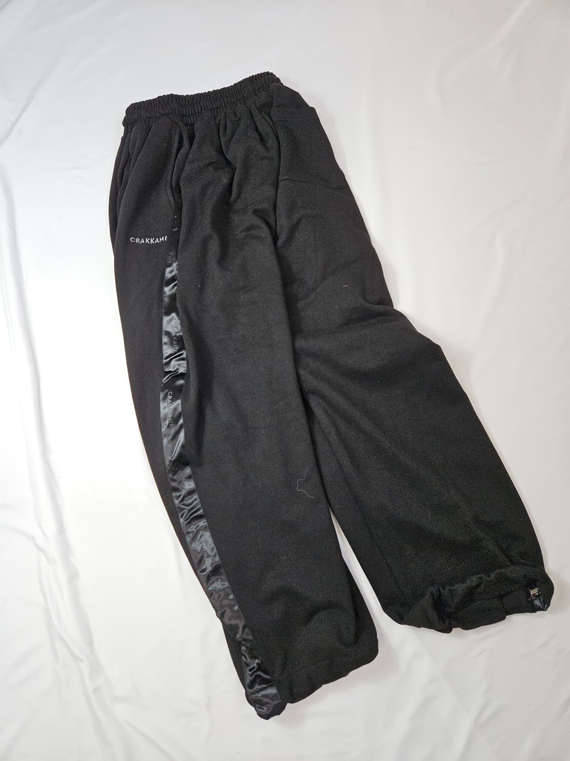 크랙엠아이 와플 트레이닝 파이핑 와이드 스트링팬츠 바지 2 상품이미지2