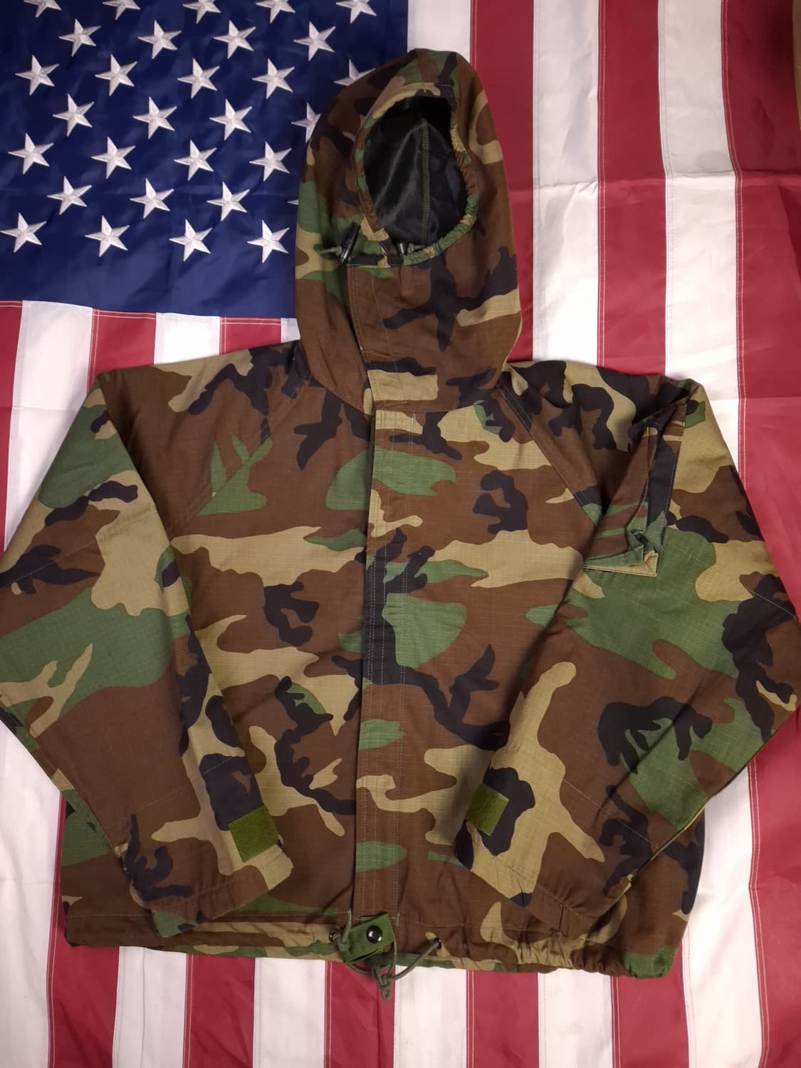 새제품 오리지날 미군 우드랜드 캐미칼 화생방복 자켓 상품이미지1