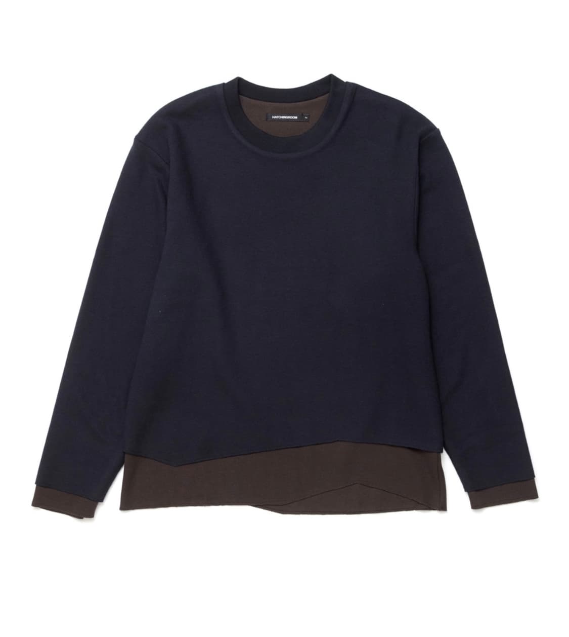 HATCHINGROOM (해칭룸) 컷 아웃 티 다크 네이비 상품이미지1
