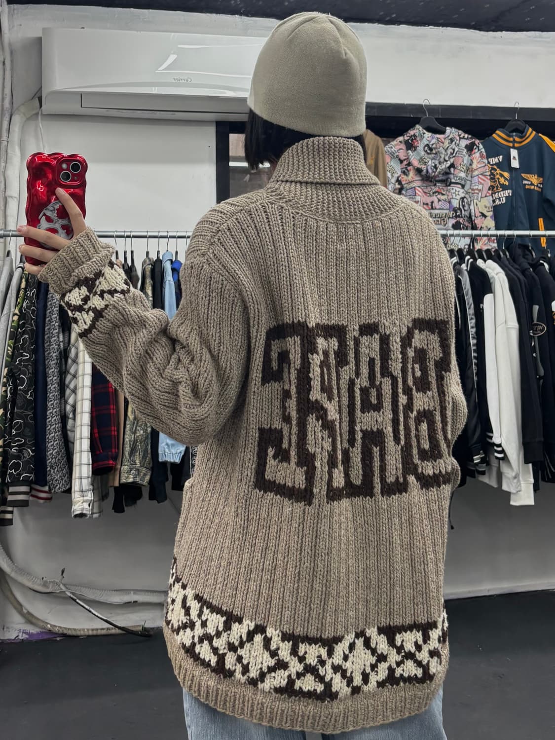 베이프 빅사루 코위찬 가디건 상품이미지4