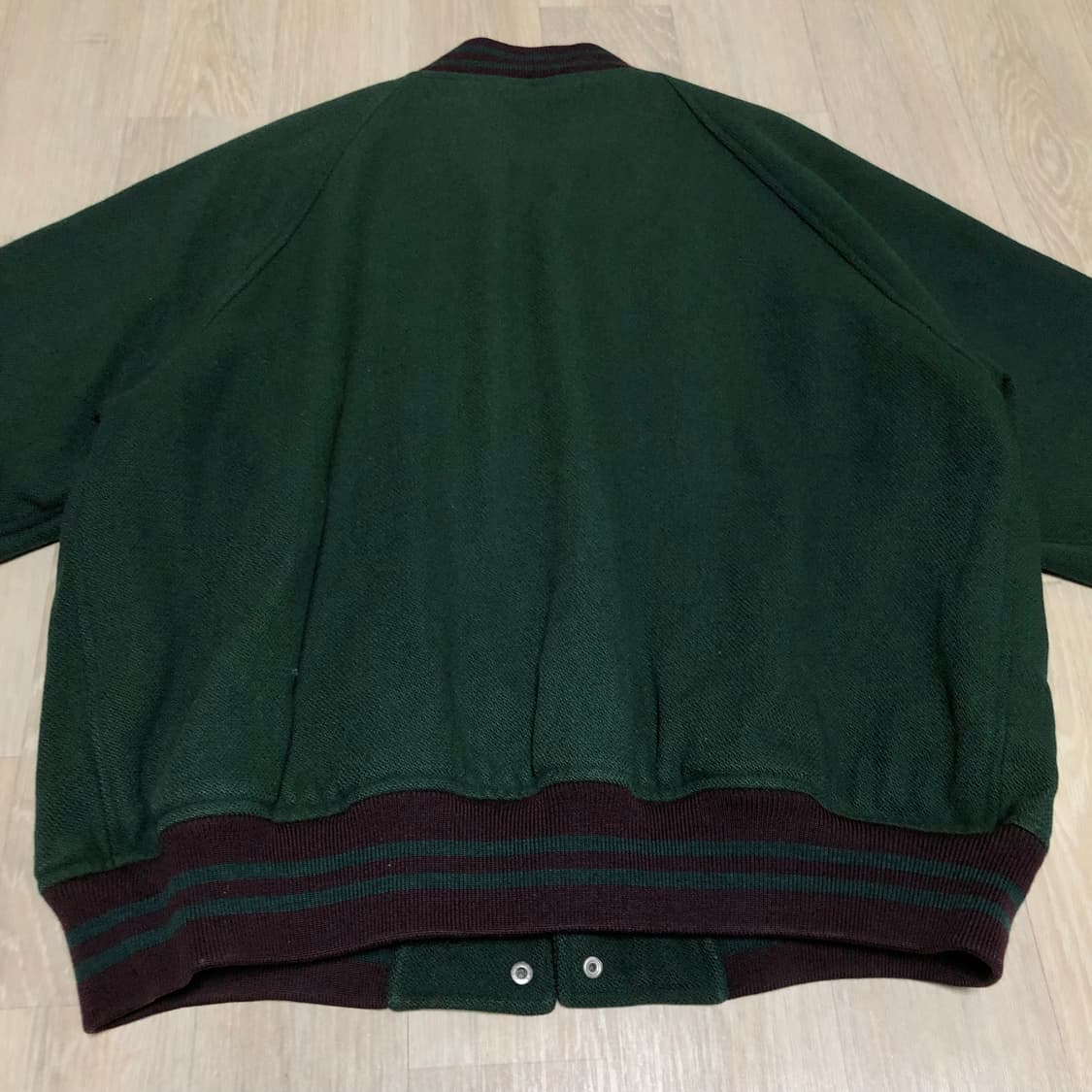 (L) 90's 폴로 랄프로렌 POLO 스크램블로고 스타디움 바시티 자켓 상품이미지8