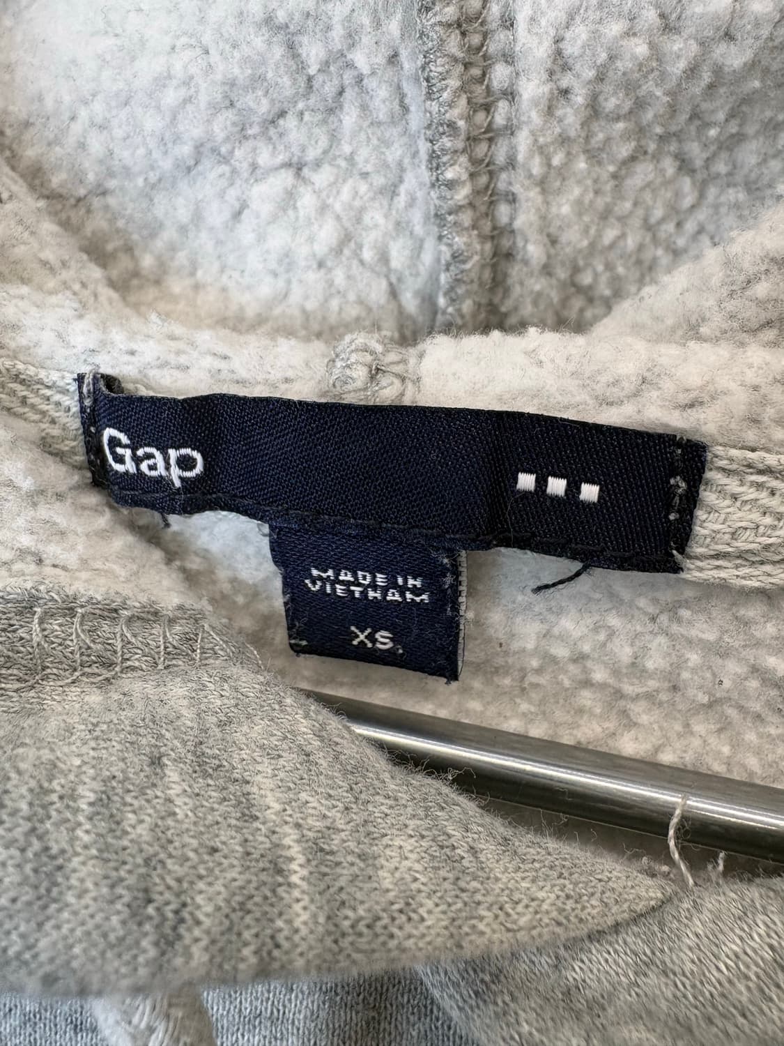 갭 GAP 그레이 로고 후드티 상품이미지6