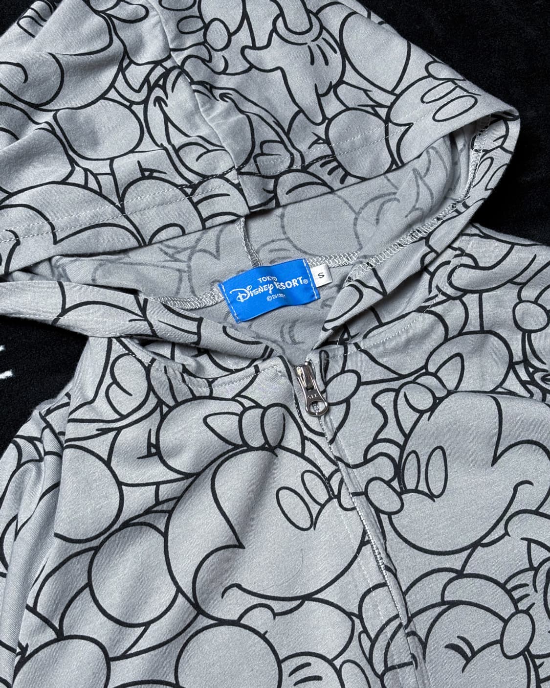 일본빈티지 디즈니 미키마우스 집업 상품이미지2