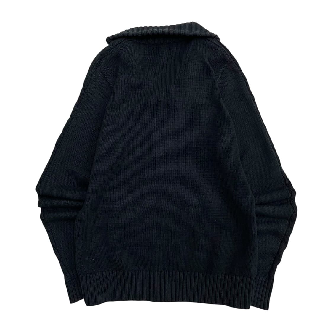 폴로 랄프로렌 레드포니 블랙 니트집업 M 상품이미지3