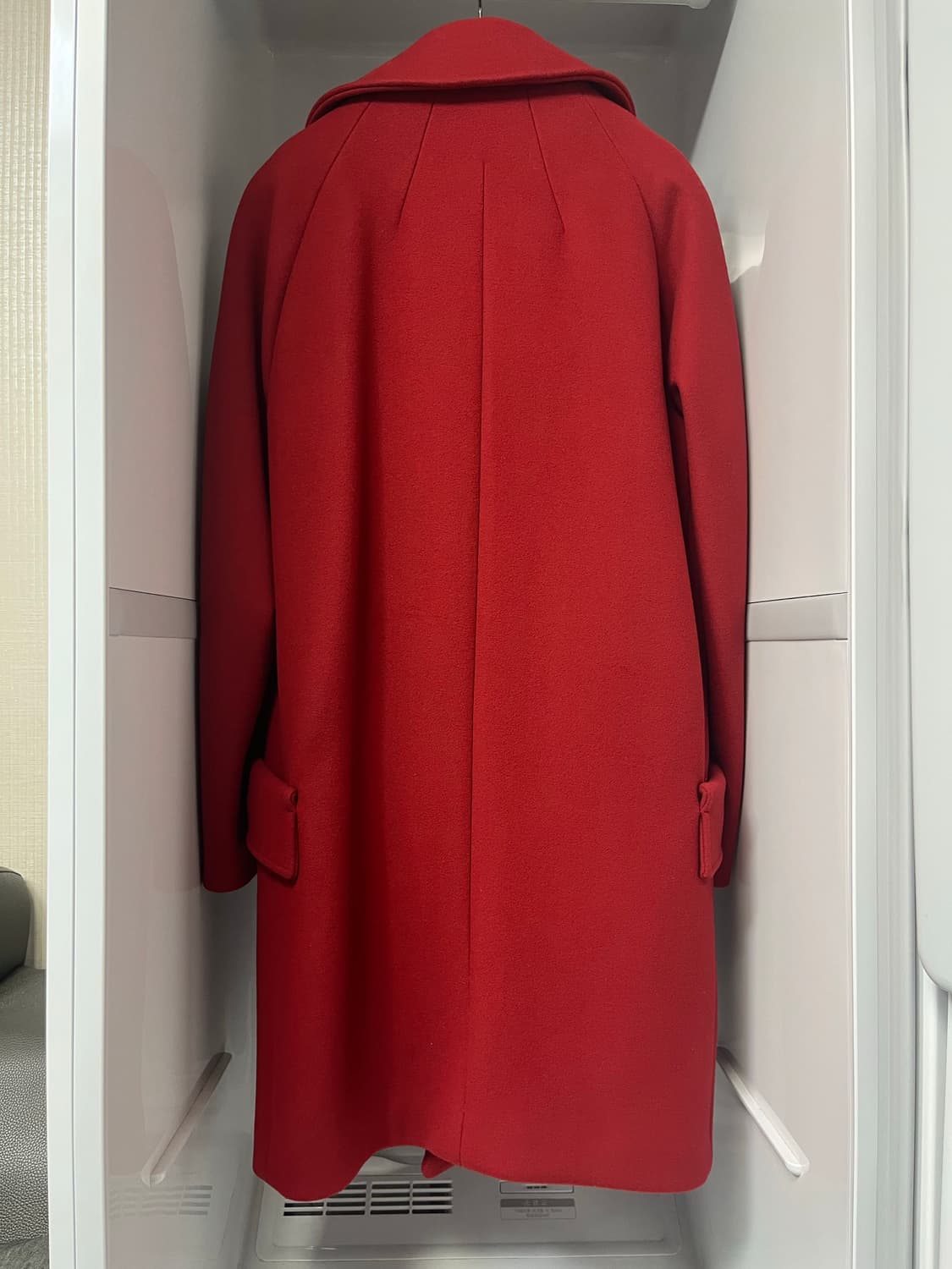 솔리드옴므 우영미 컬렉션라인 레드 오버핏 코트 100사이즈 상품이미지2