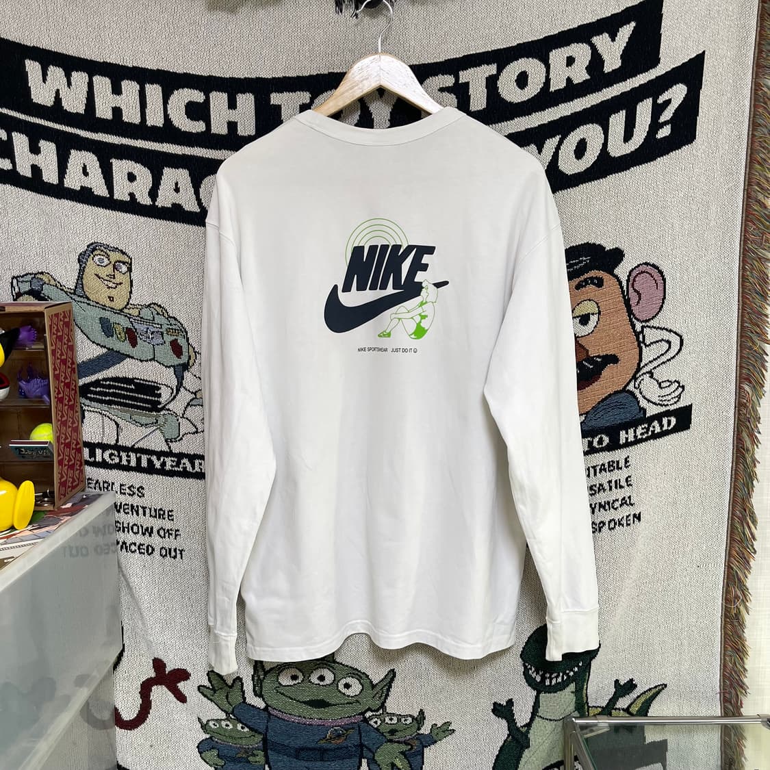나이키 NSW 맥스90 화이트 롱슬리브 티셔츠 상품이미지3
