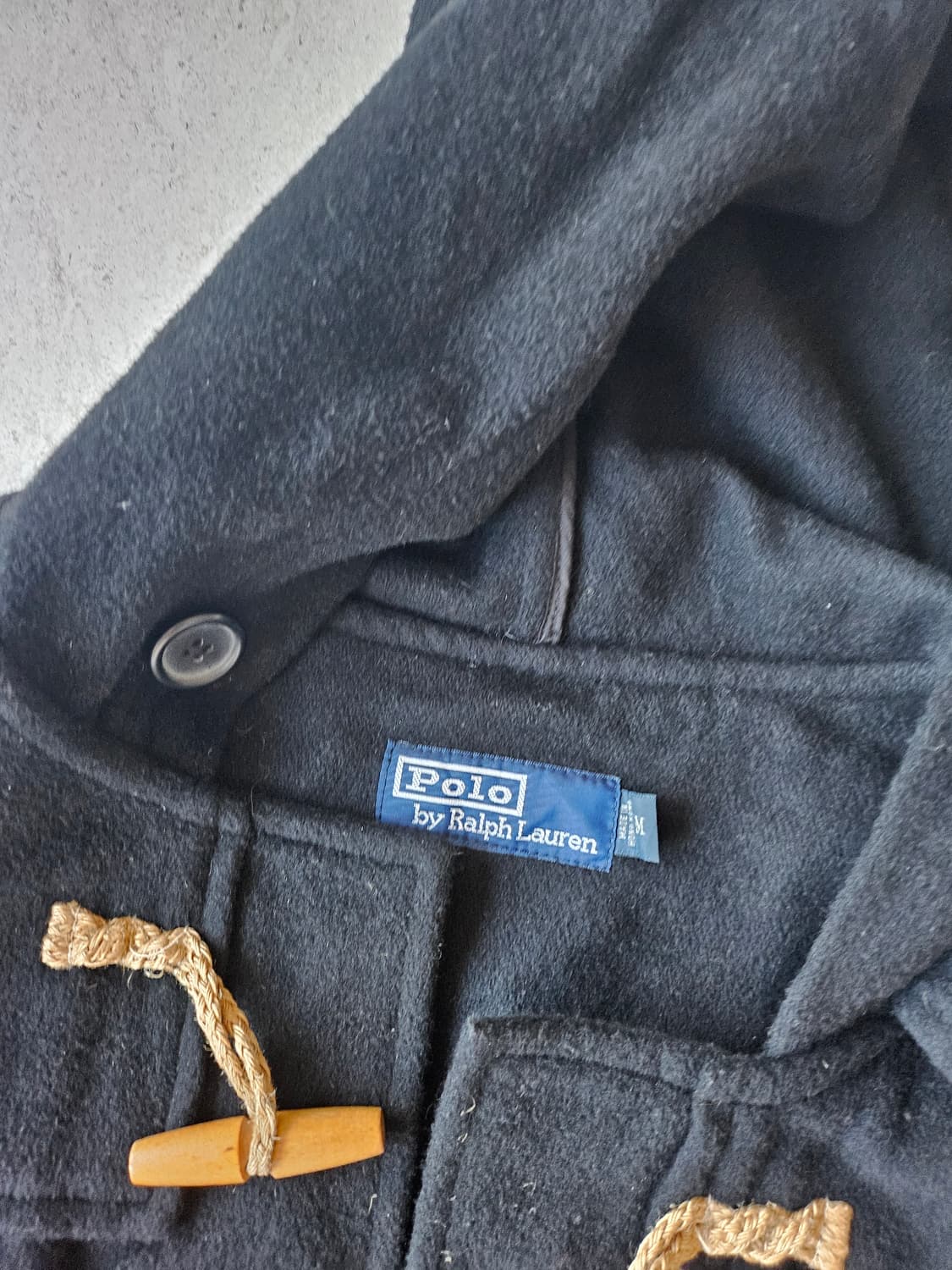 폴로 랄프로렌 후드 코트 블랙 상품이미지2