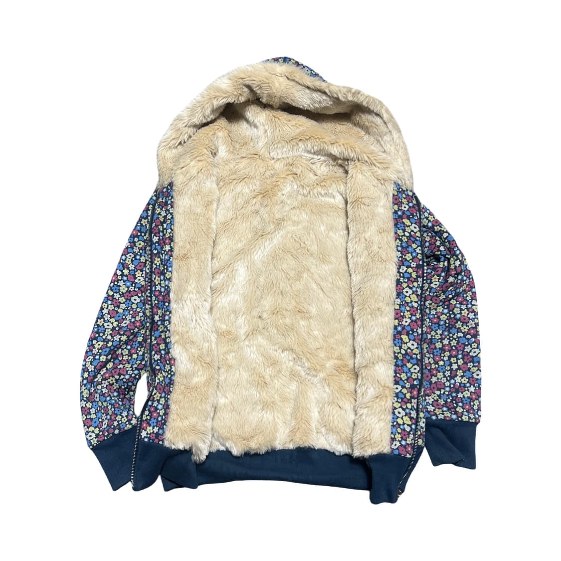 블루문 빈티지 퍼 후드집업 상품이미지3