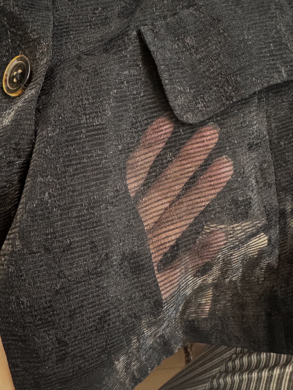 시스루 자카드 블레이저 상품이미지3