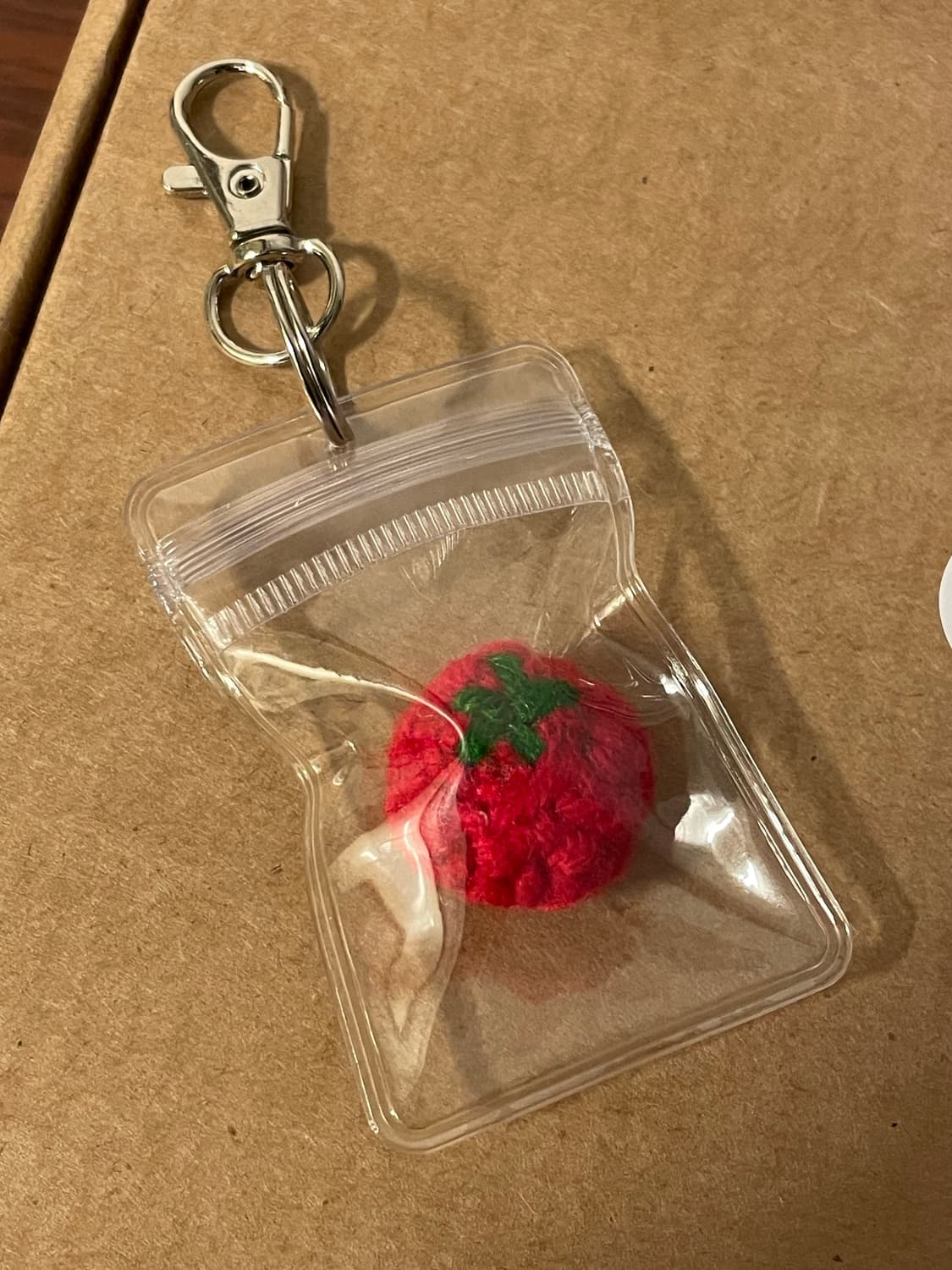 knitting tomato keyring 상품이미지2