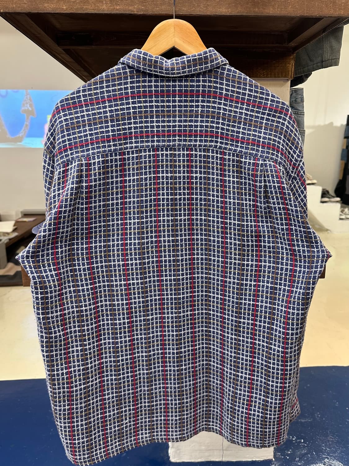 India 보드웨어 스티치 체크셔츠 상품이미지8