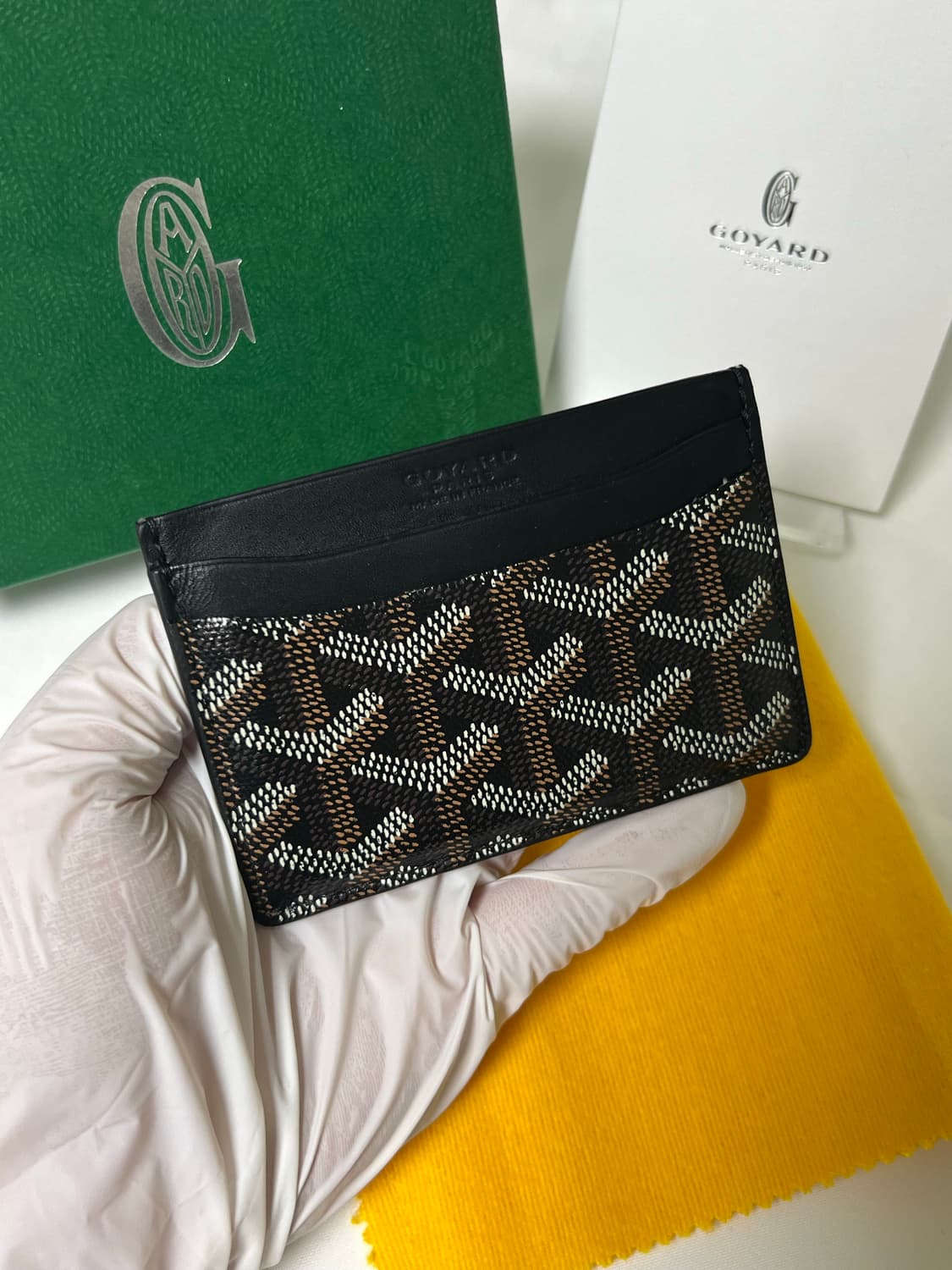 [정품] 고야드 생쉴피스 카드지갑 블랙 상품이미지1