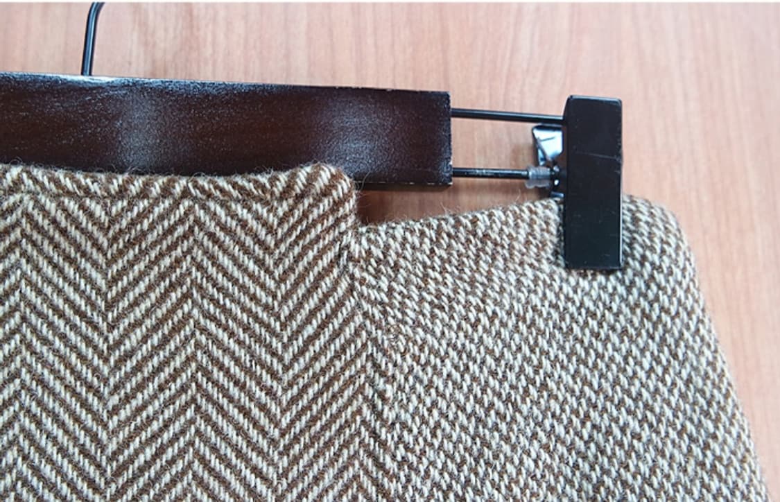 이태리산 HOMEOLIVE 헤링본 스커트 상품이미지3