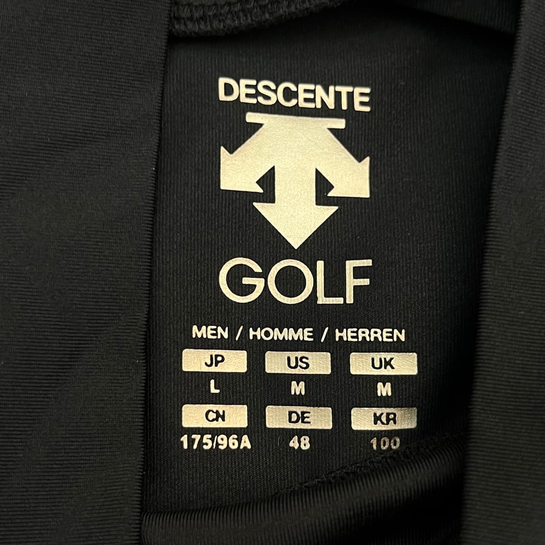 데상트 골프 하프넥 긴팔티 (100) 상품이미지3