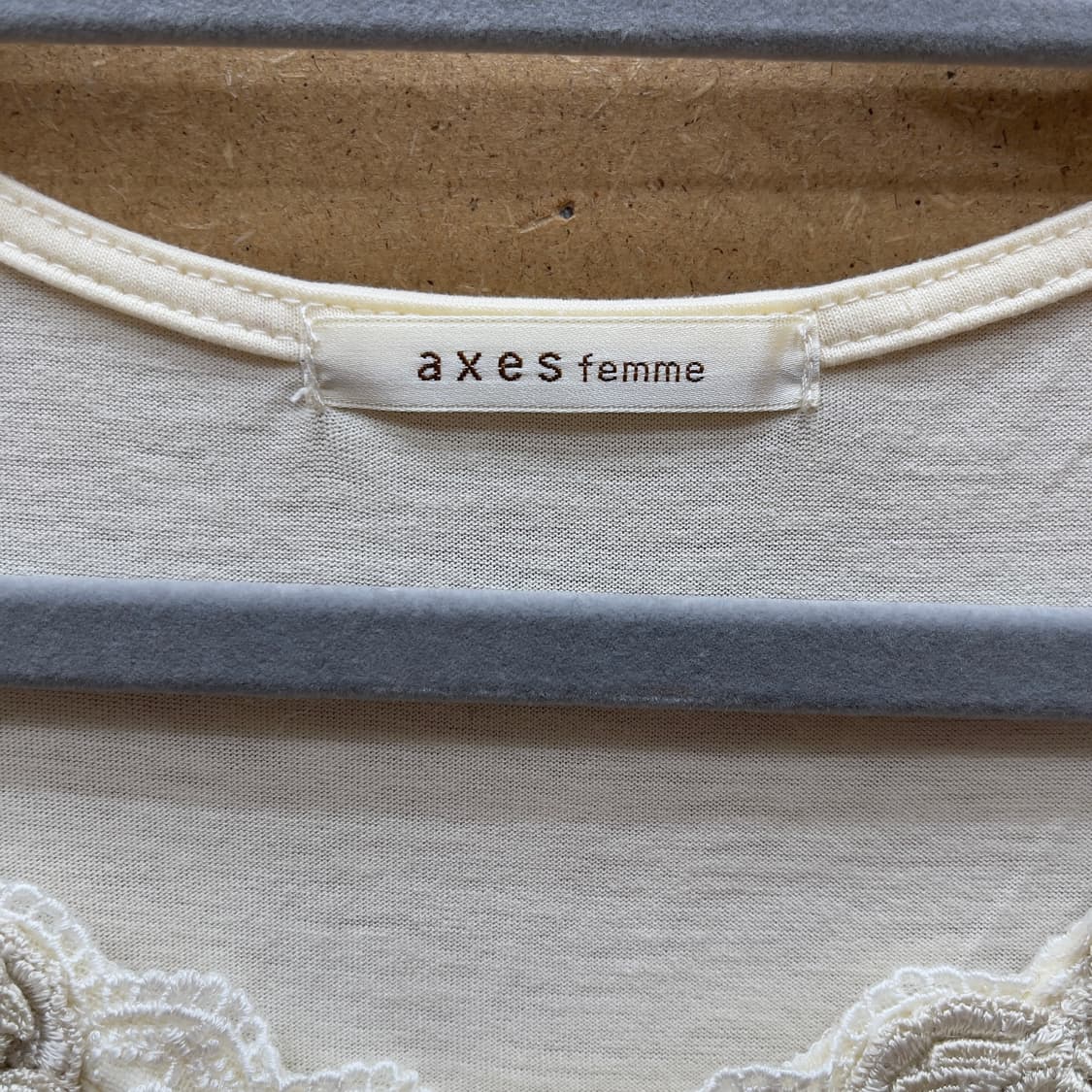 일본빈티지 엑시즈팜 로즈 레이스나시 상품이미지3