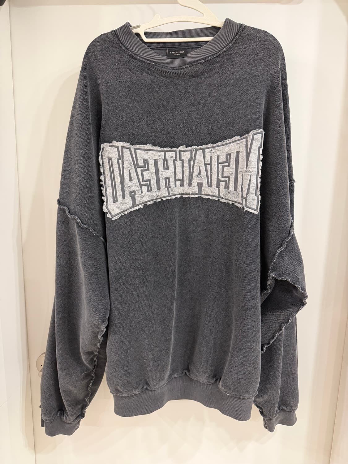 25ss 발렌시아가 인사이드아웃 크루넥 “metalhead” L 상품이미지1