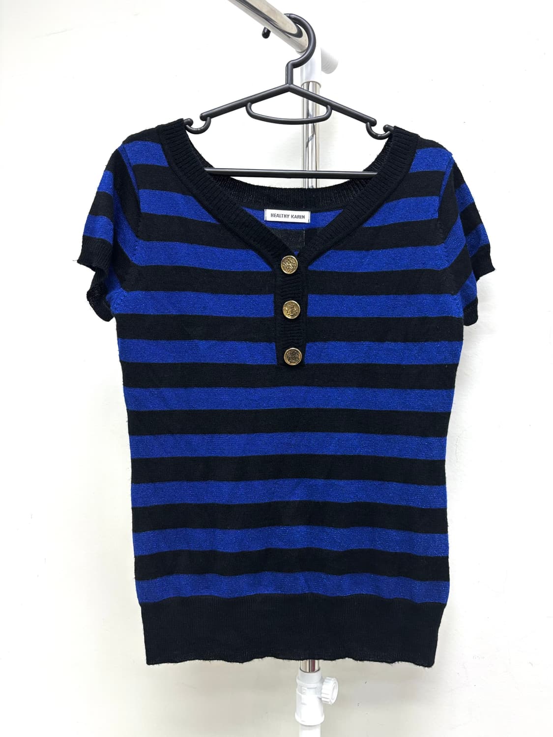 빈티지 펑크 스트라이프 티셔츠 상품이미지4