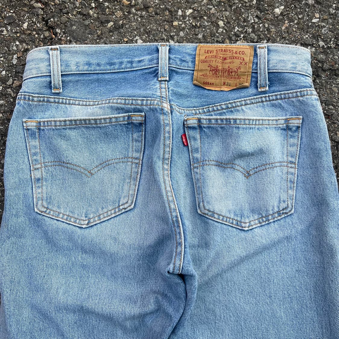 90년대에 미국에서 생산된 리바이스 501 데님 상품이미지8