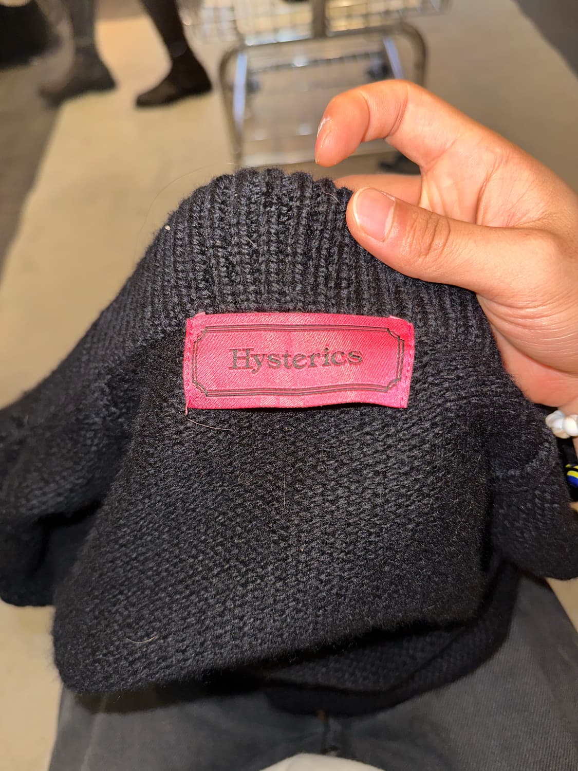 Hysteric Glamour rider mode knit zip-up 상품이미지9