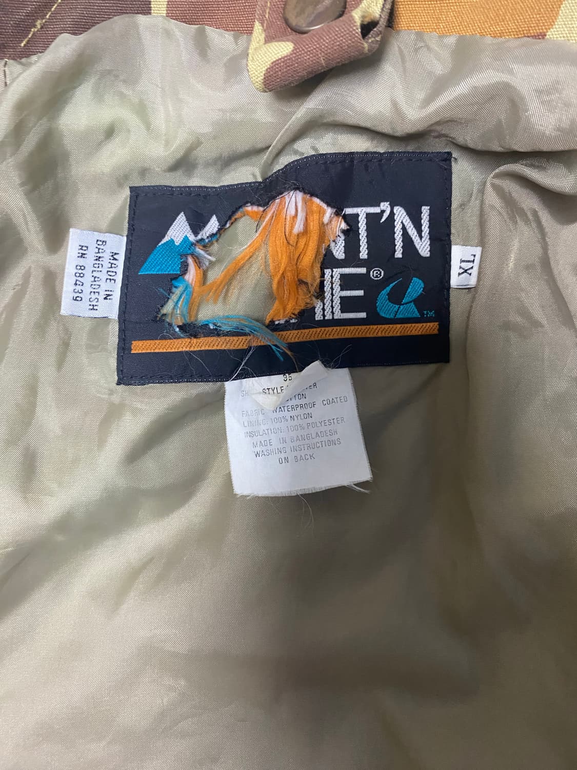 Mountain Prairie 카모 자켓 상품이미지5