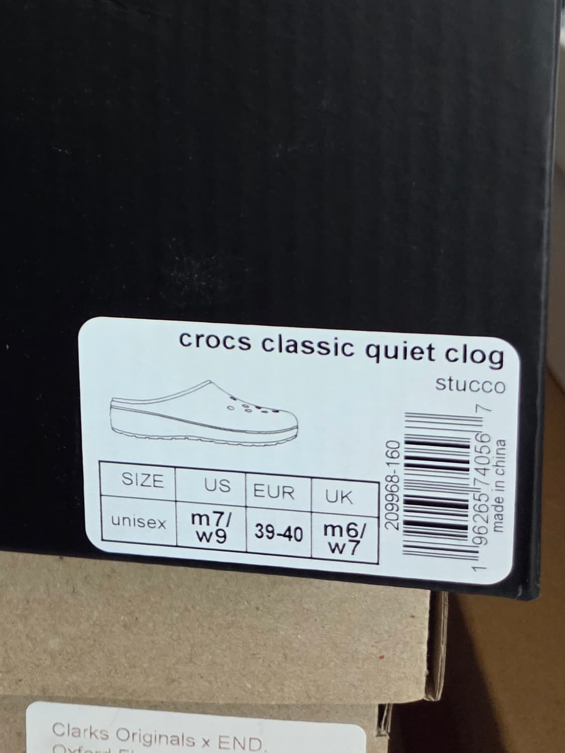Crocs classic quiet clog stucco US 7 상품이미지2