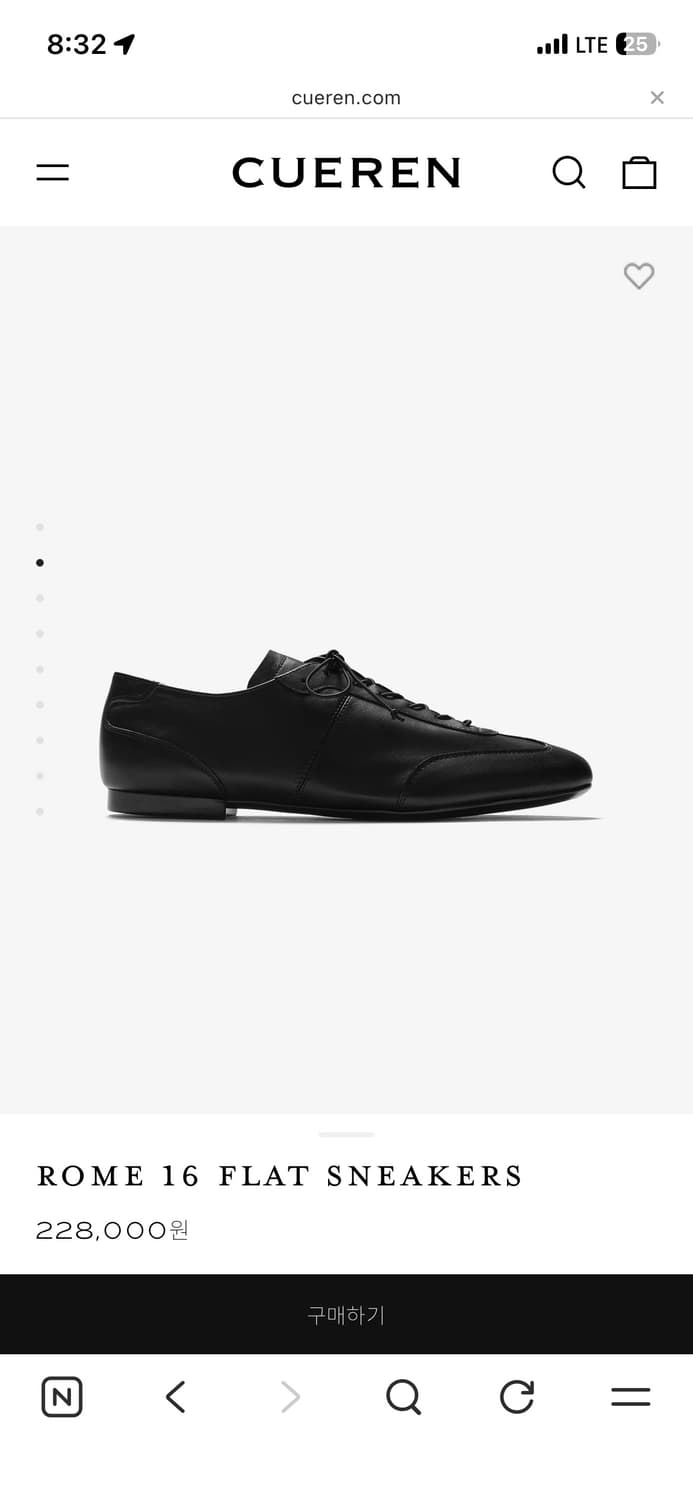 CUEREN(쿠에른)_Rome 16 Flat Sneakers 상품이미지2