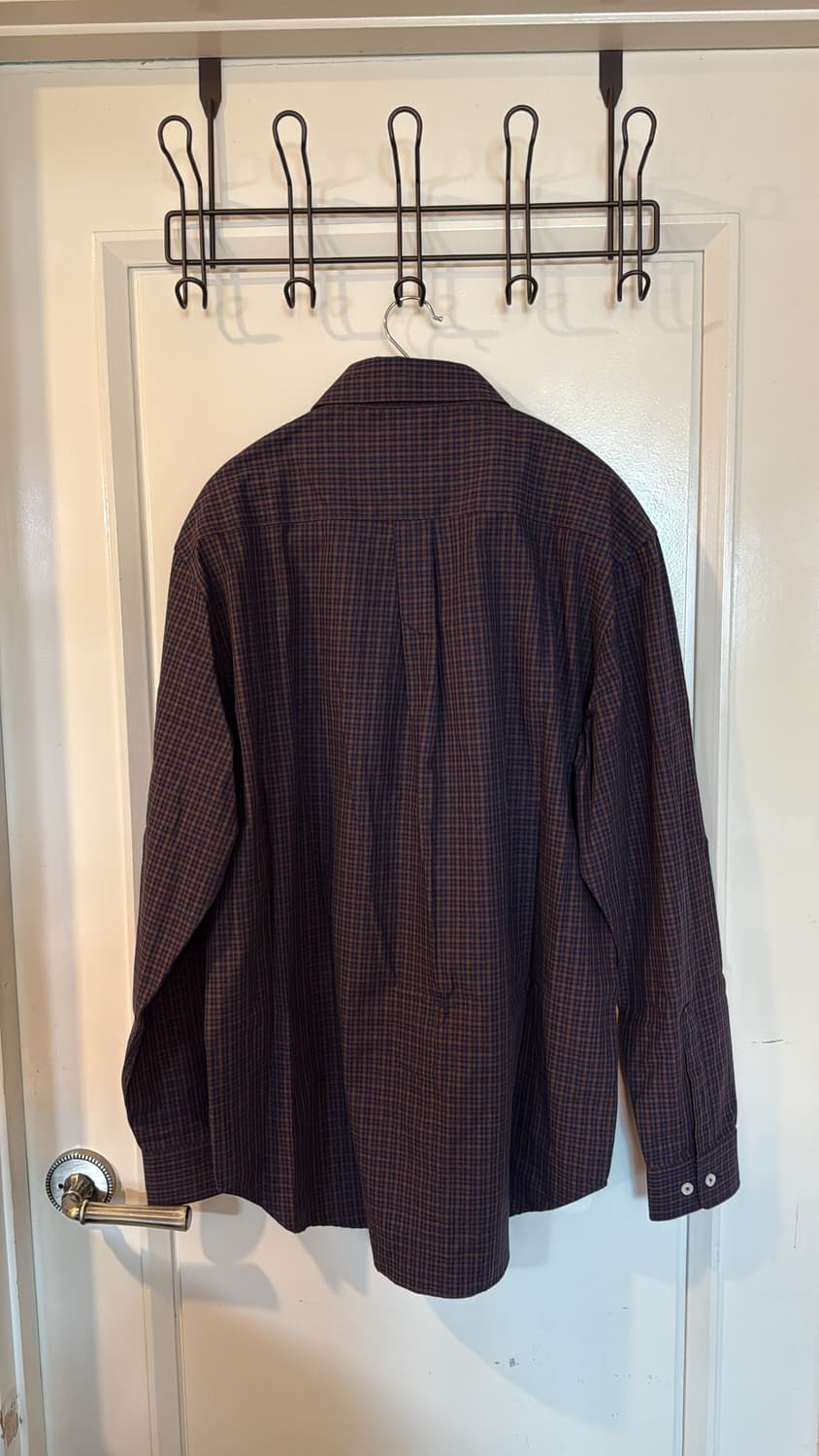 드롤드 무슈 오버 체크셔츠 상품이미지3