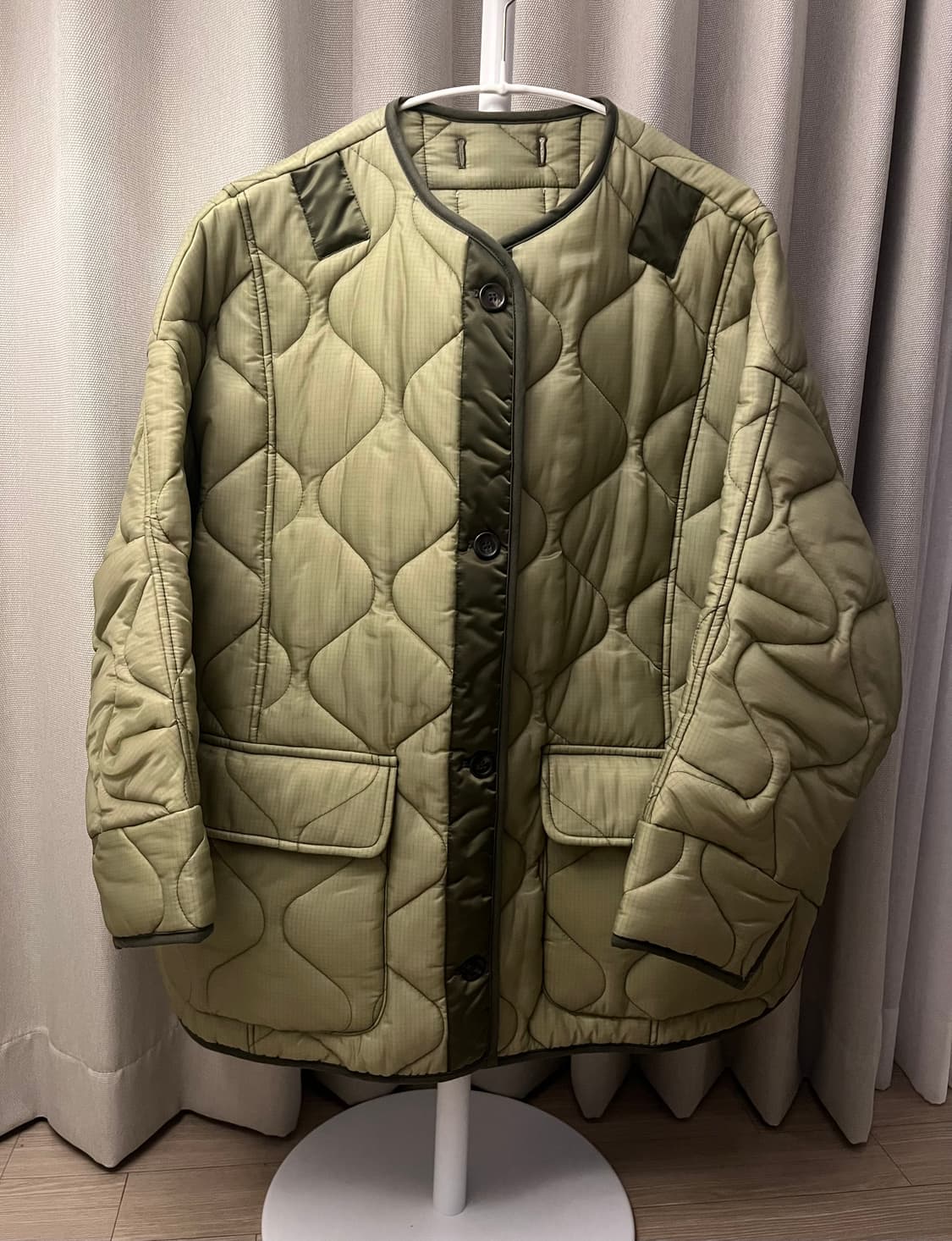 프랭키샵 테디퀼팅 자켓 상품이미지1