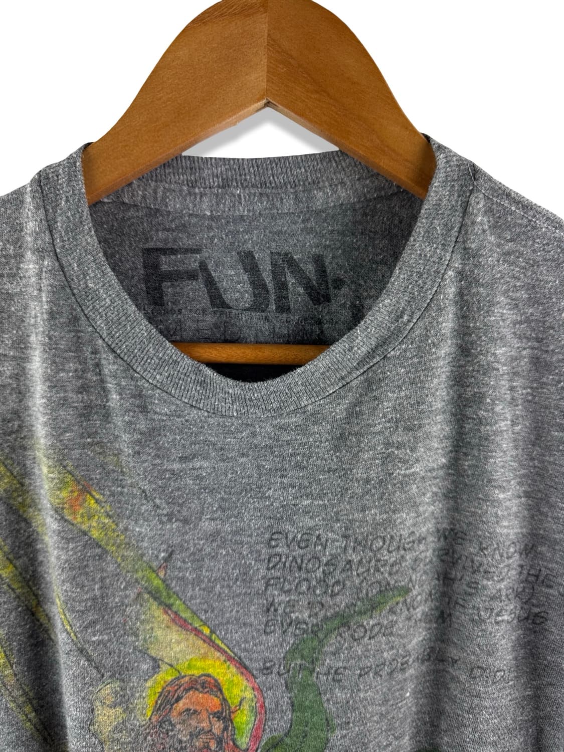 USA Jesus Riding a Dinosaur TEE3938 상품이미지3
