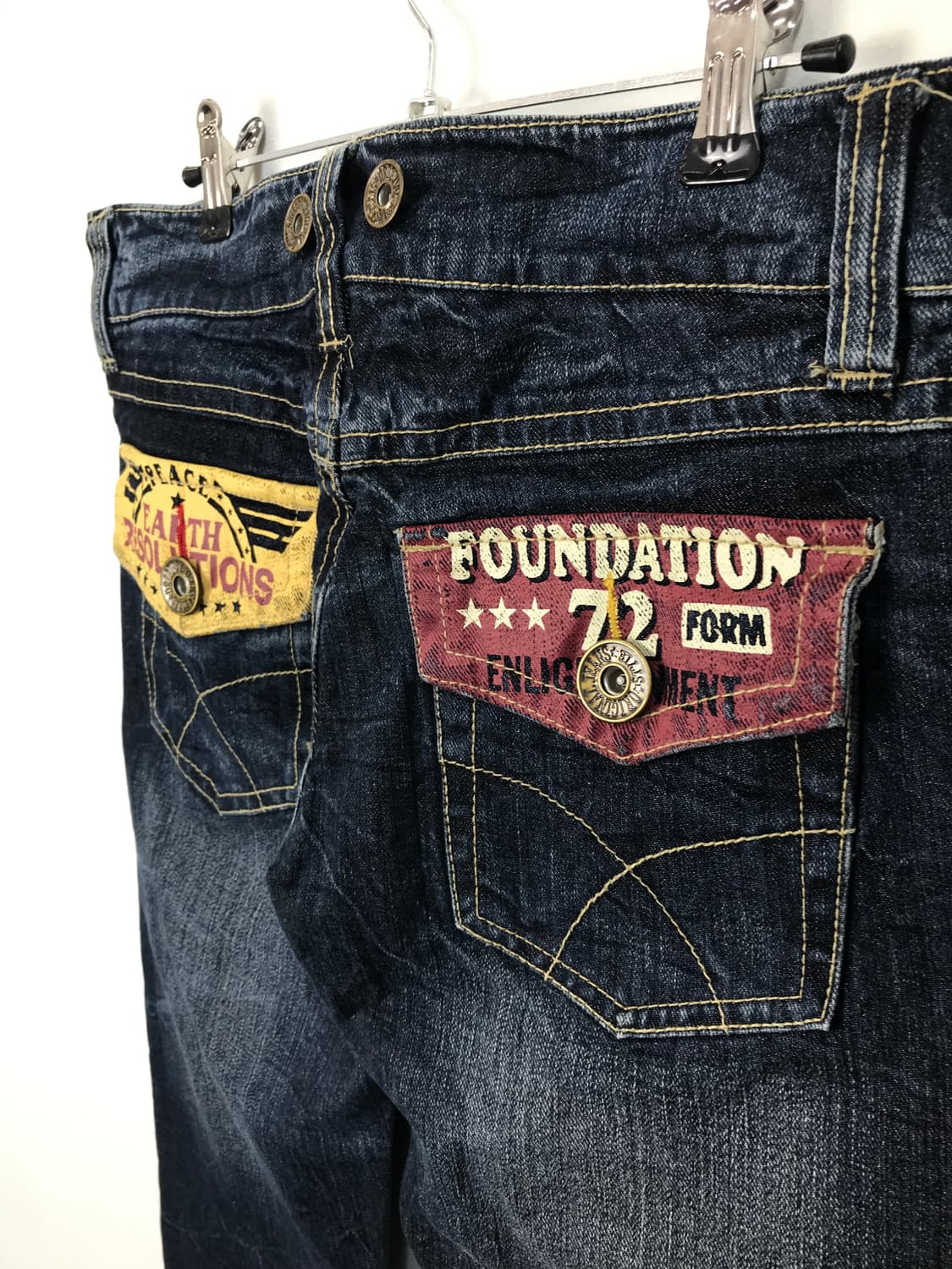 Jpn Y2K Patchwork Embroidered Pants 상품이미지8