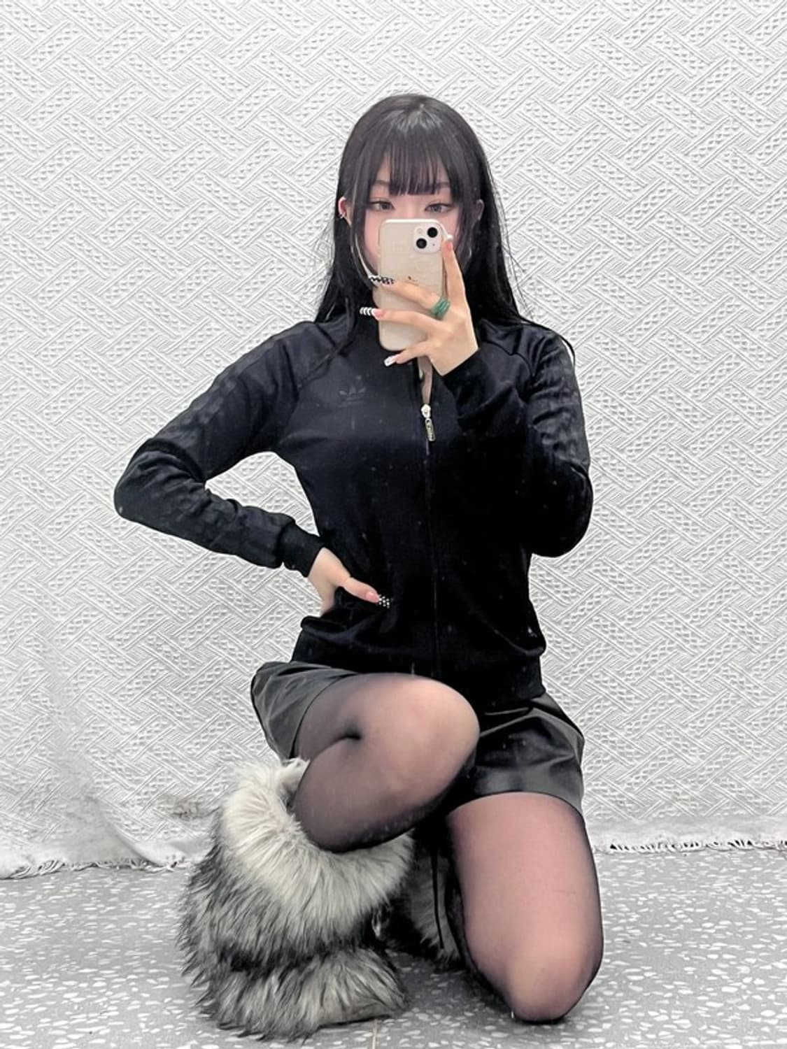 아디다스 유로파 슈퍼걸 락시크 올블랙 져지 집업 90 C10493 상품이미지1