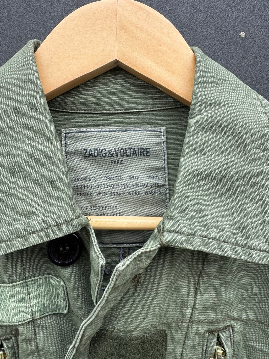 자딕엔볼테르 밀리터리 자켓 상품이미지4