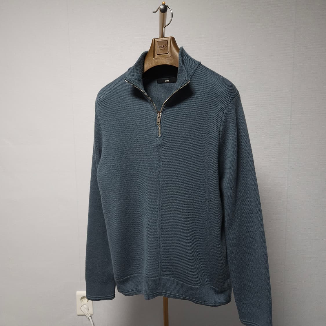 95-100 ) 시스템 남성 반집업 니트 상품이미지1