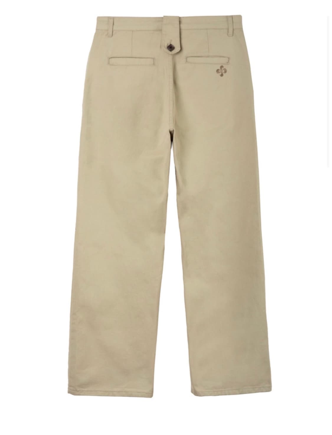 BUTTON COTTON PANTS / beige  상품이미지3