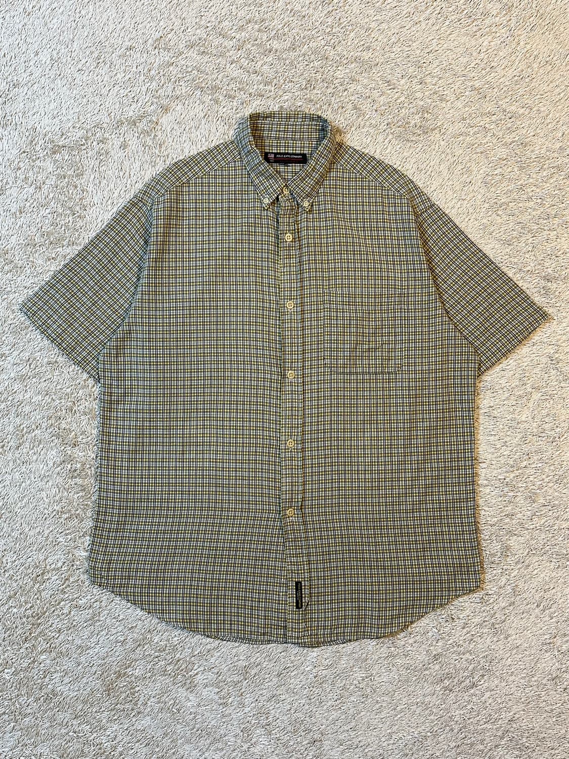 폴로 진스 POLO JEANS 원포켓 체크 반팔셔츠 상품이미지1