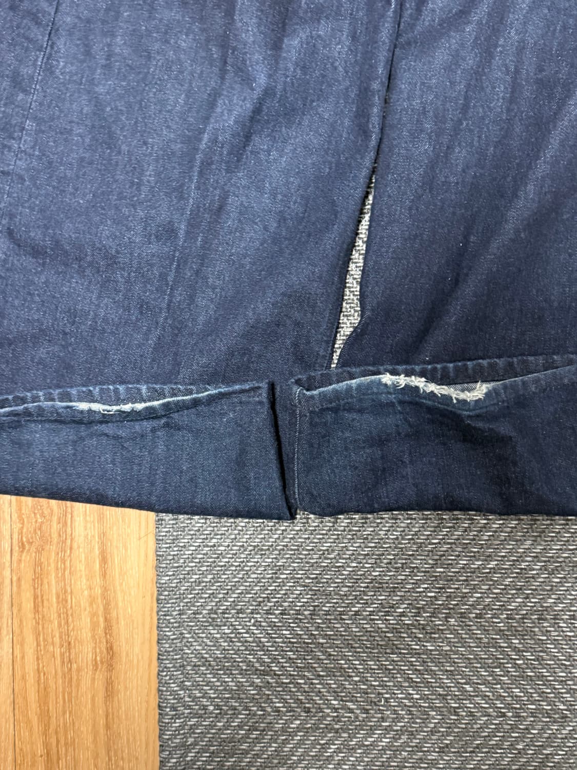 해칭룸 와이드 커브진 4사이즈 상품이미지3