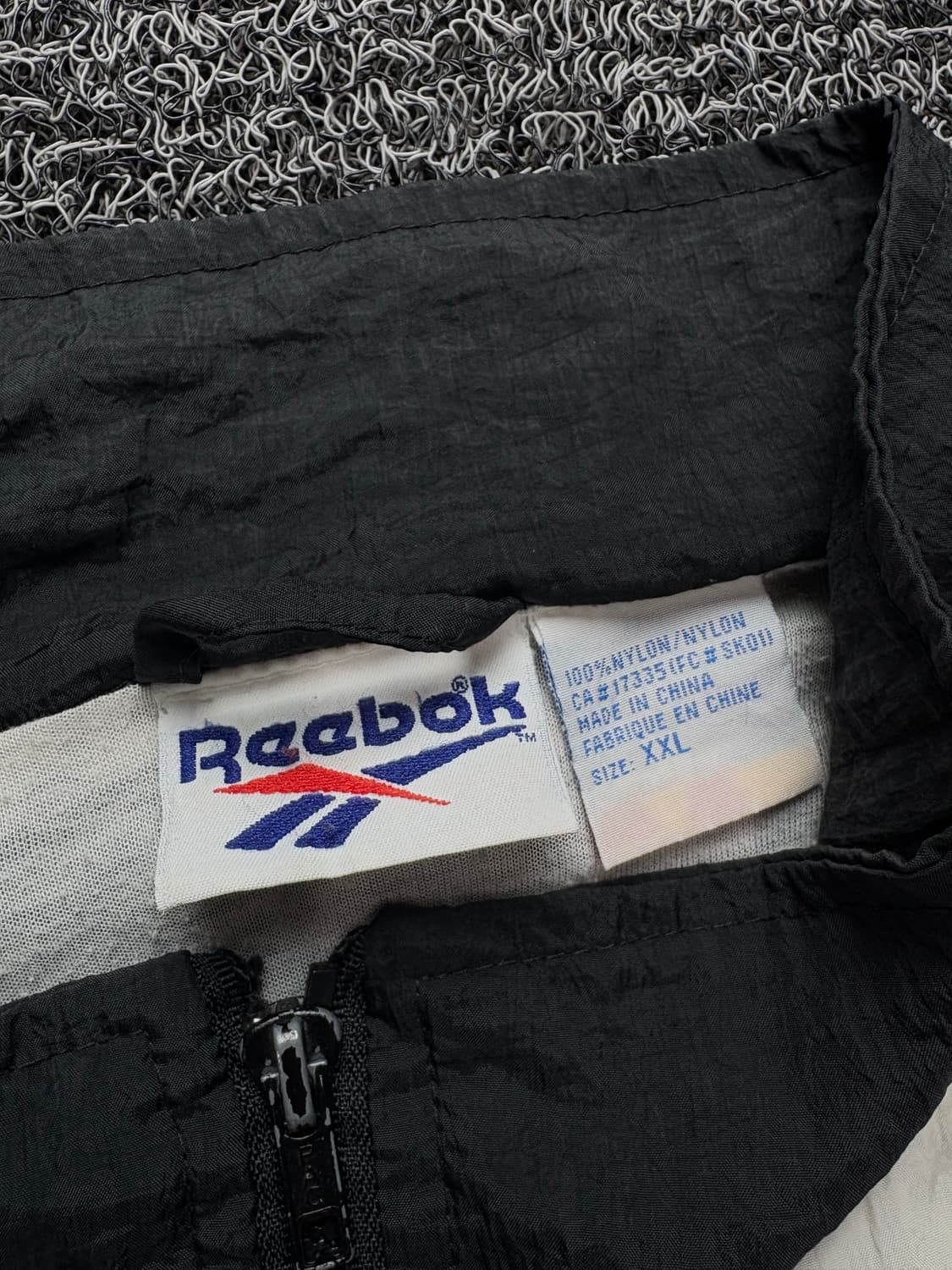 90s 리복 빅로고 올드스쿨 나일론 우븐 트랙 자켓 1434 상품이미지3