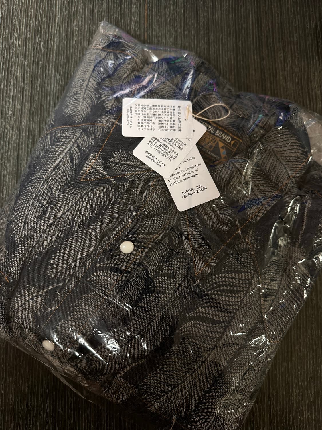 캐피탈 / 5온즈 맥파이 데님 허스키 웨스턴 셔츠 다크 인디고 / 4 상품이미지2