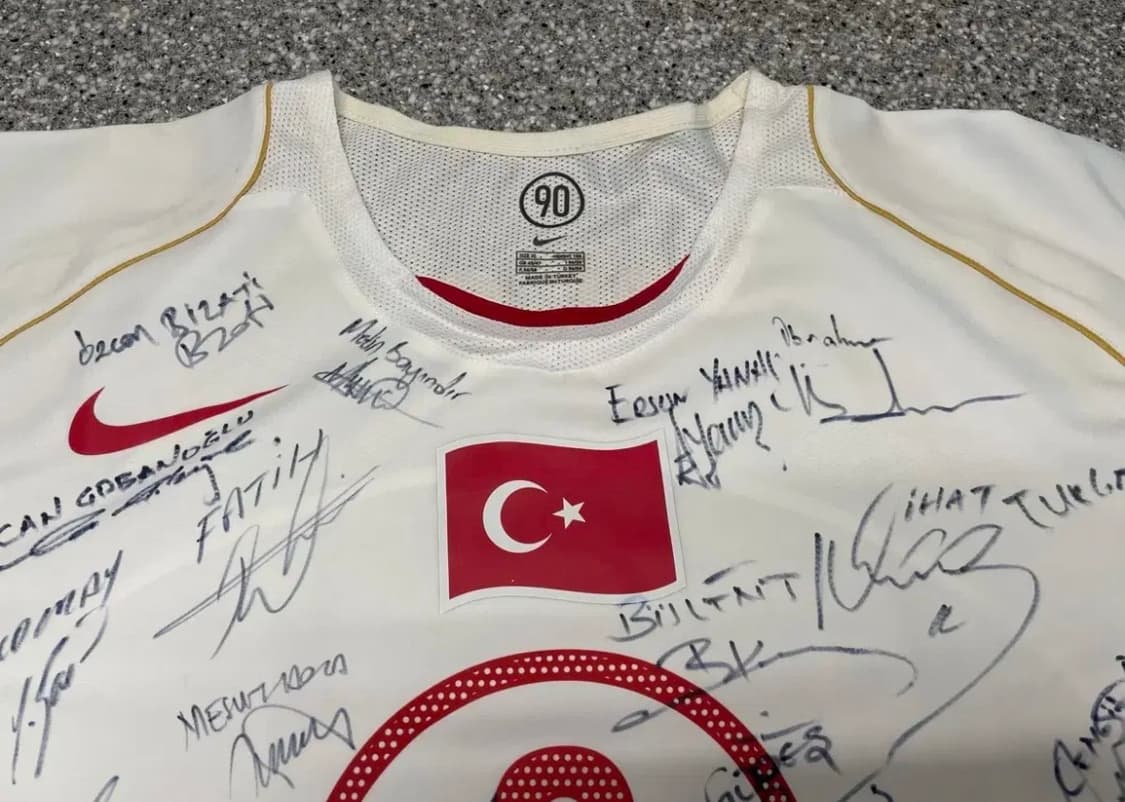 튀르키예(터키) 04/06 어웨이 싸인 유니폼 XL 긴팔 상품이미지9