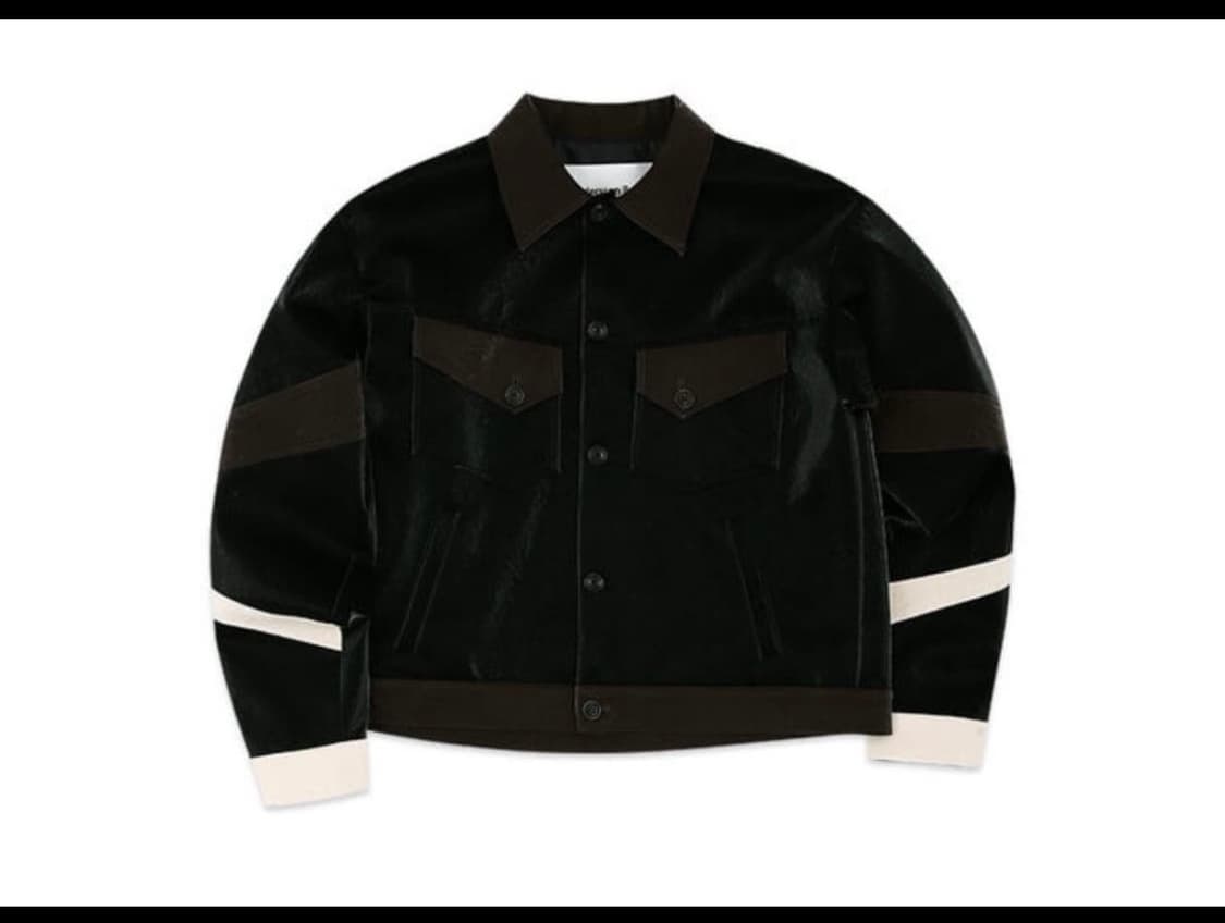 XL) 앤더슨벨 폭스 레더 트러커 자켓 상품이미지6