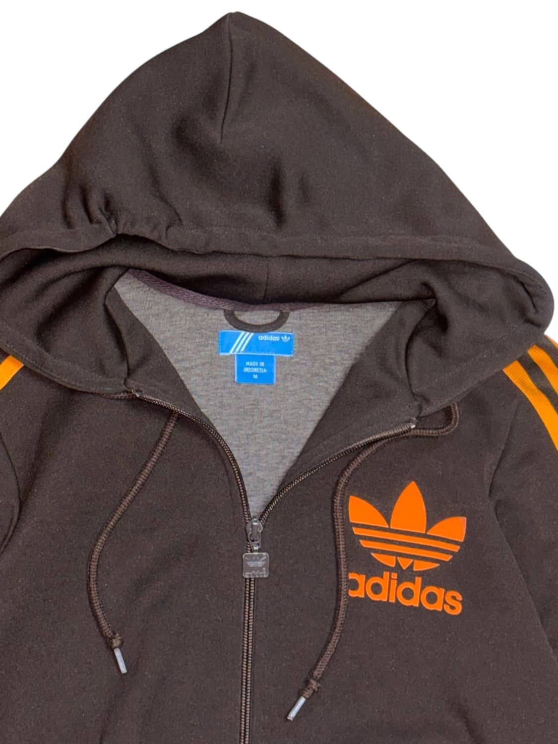 아디다스 딥브라운 (초코감귤) 후드 플락 후드져지  상품이미지8