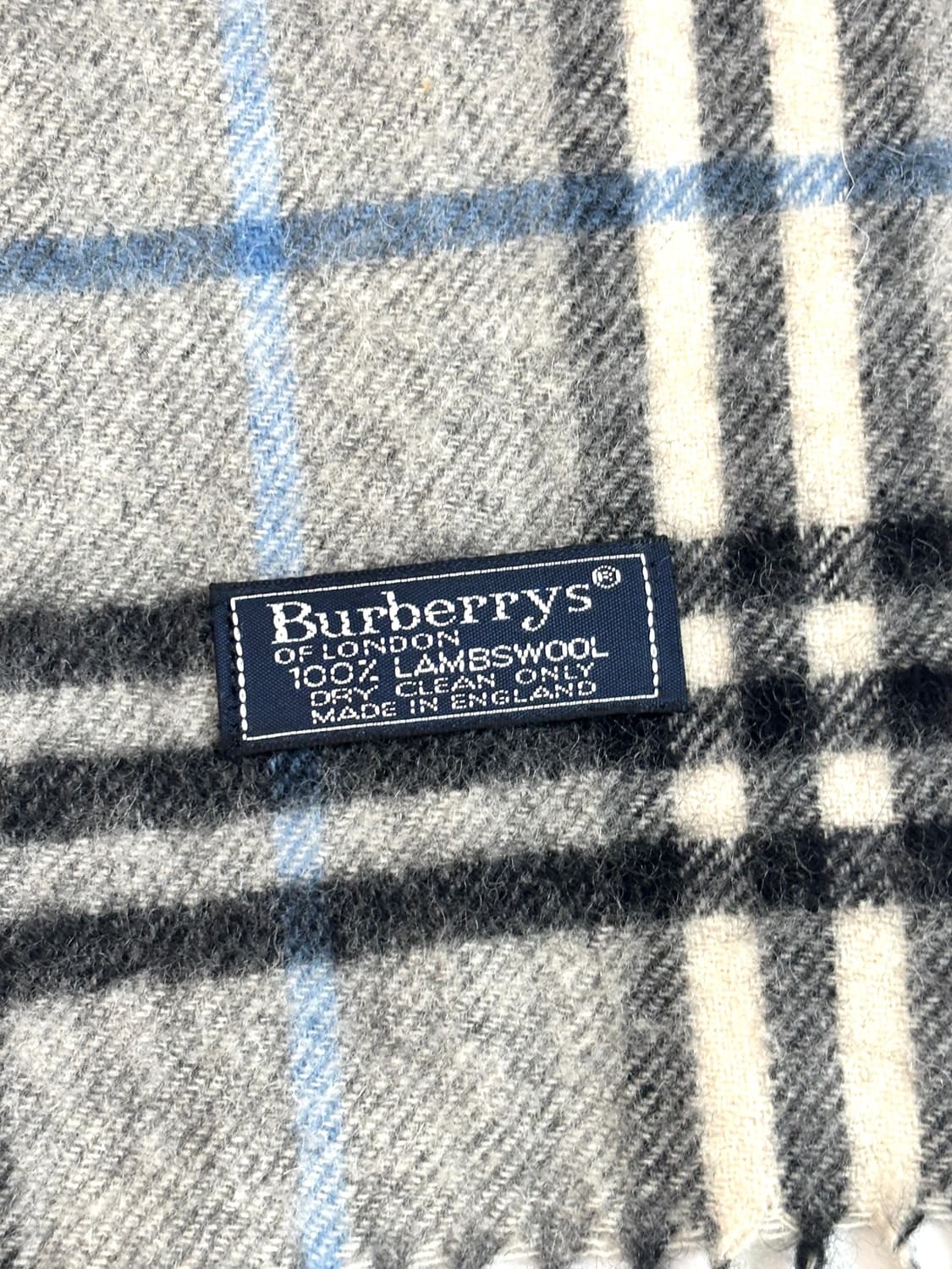 Burberry 버버리 램스울 연그레이 노바체크 머플러 상품이미지7