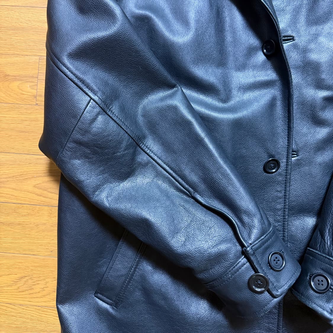 90s 올드갭 레더 카코트 L 상품이미지2