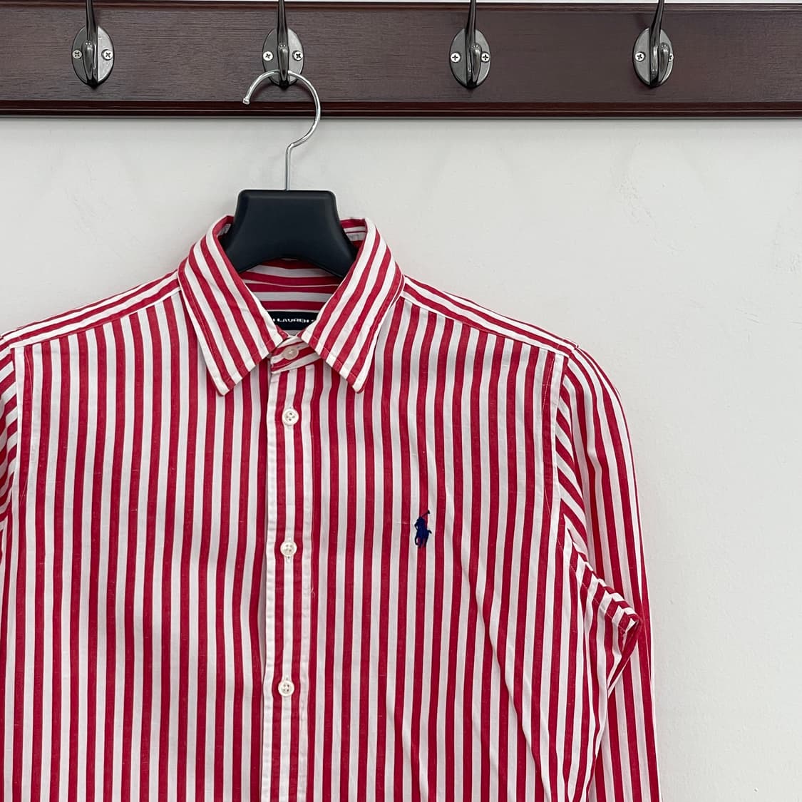 폴로 랄프로렌 린넨 혼방 스트라이프 셔츠 44 상품이미지2