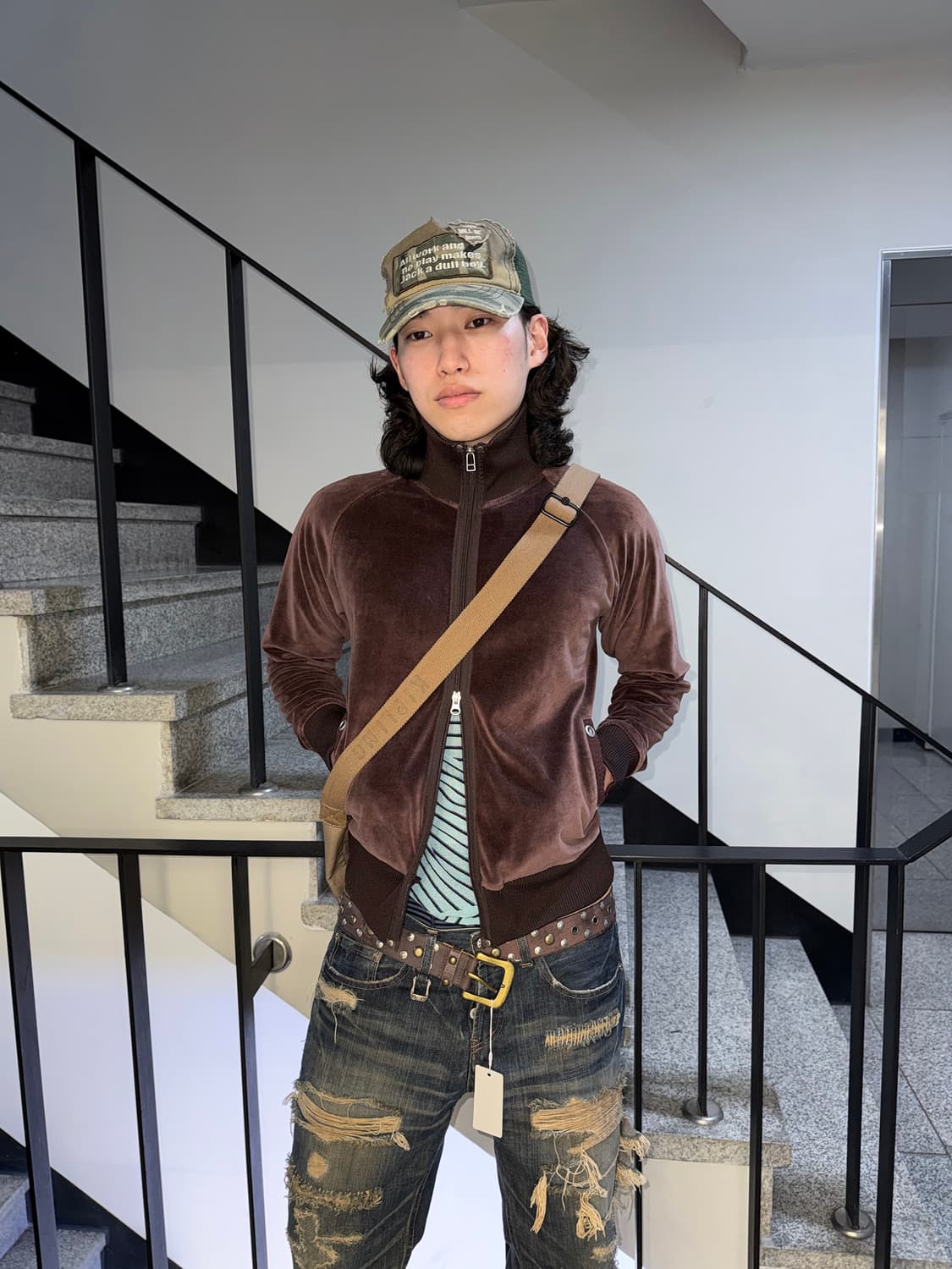 velour track zip up 상품이미지1