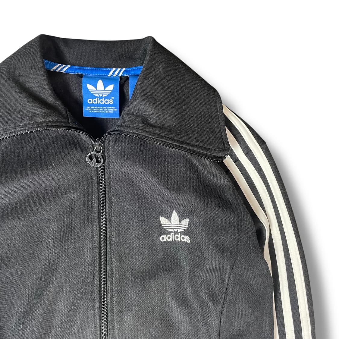 아디다스 삼선 트레포일 로고 블랙 트랙탑 져지 95 상품이미지3