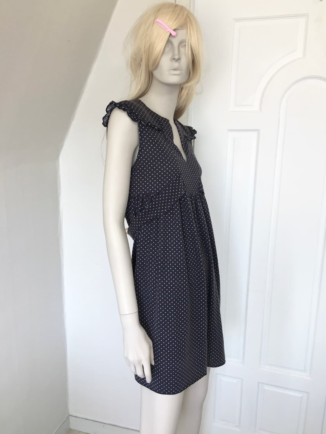 Cute Star Print Sailor Collar Dress 상품이미지2