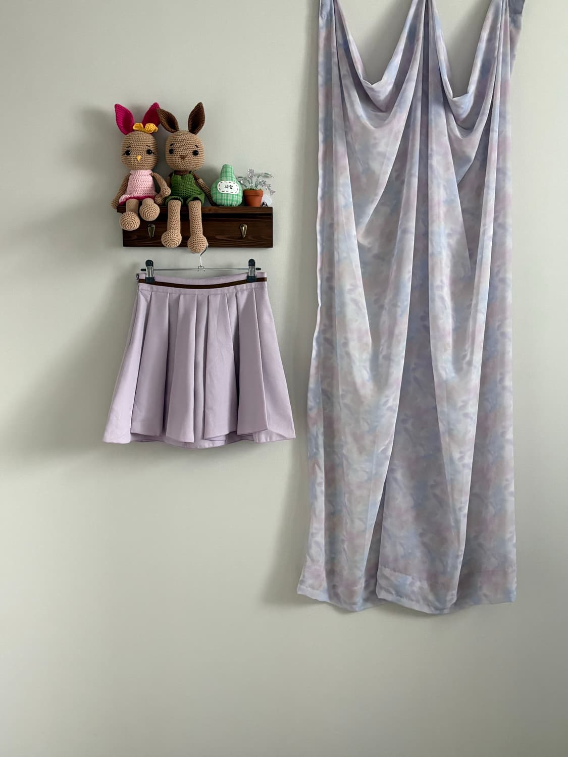 연보라 스커트 상품이미지3